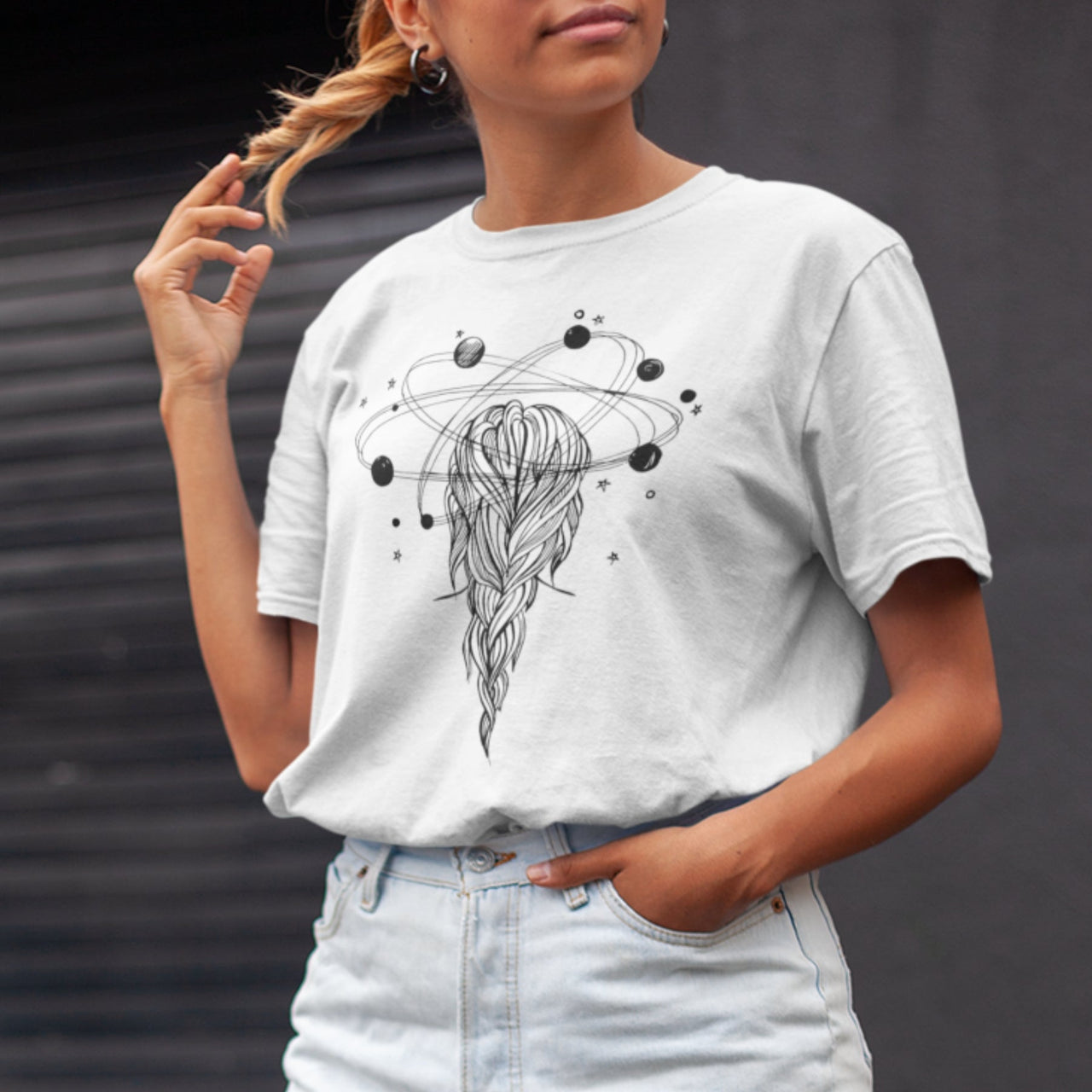 Biele UNISEX tričko „Denný sen“