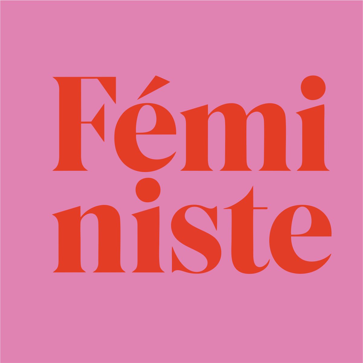 Ružové UNISEX tričká „Feministe“