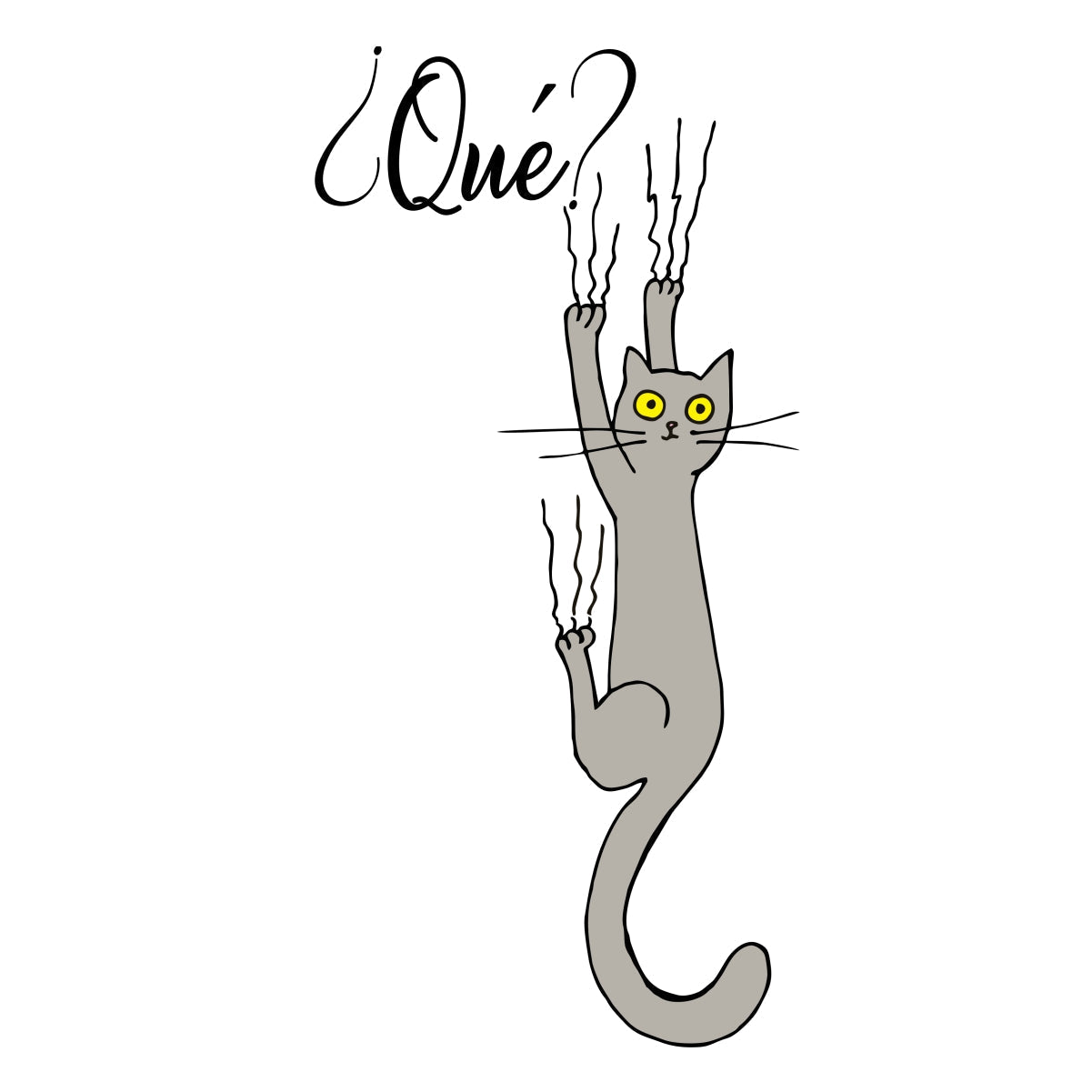 Biele UNISEX tričko „Qué“