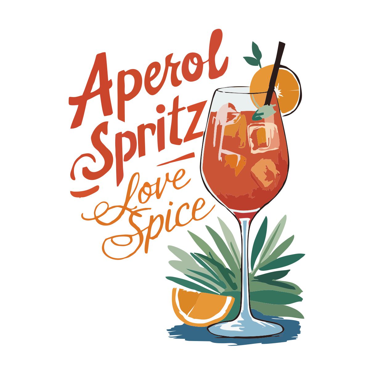 Biely UNISEX pulóver „Aperol“