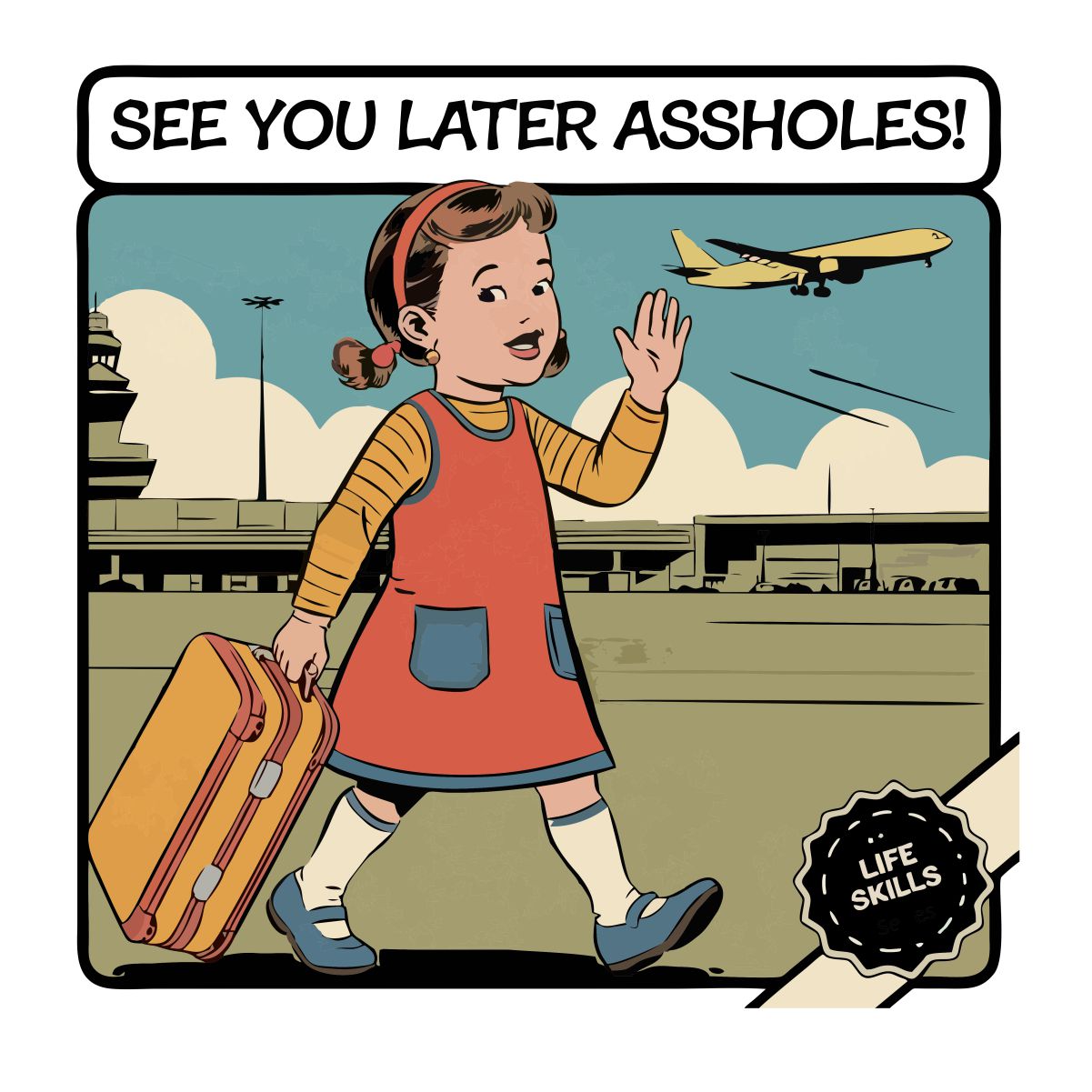 Biele UNISEX tričko „Uvidíme sa neskôr“