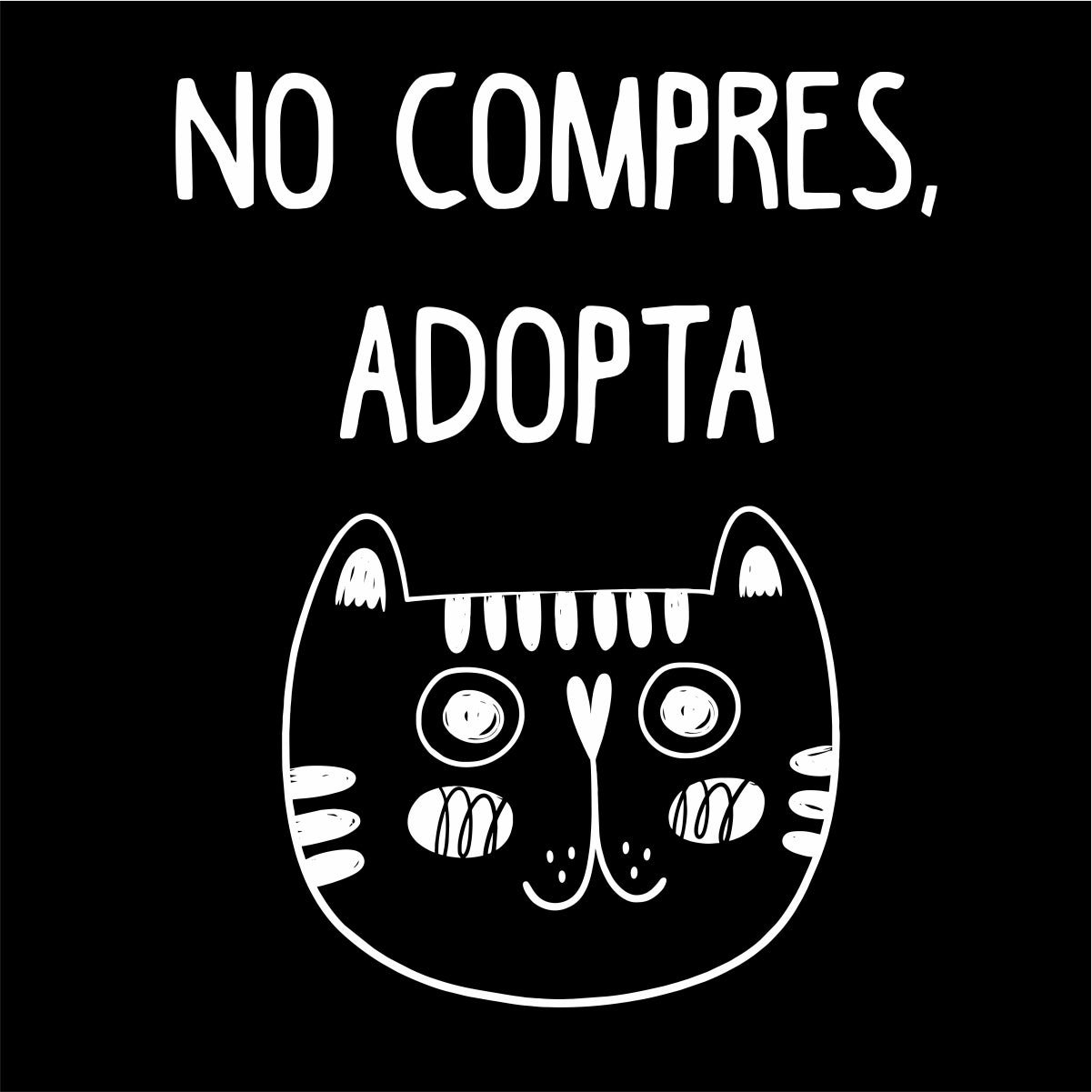 Čierne UNISEX tričko „No compres“