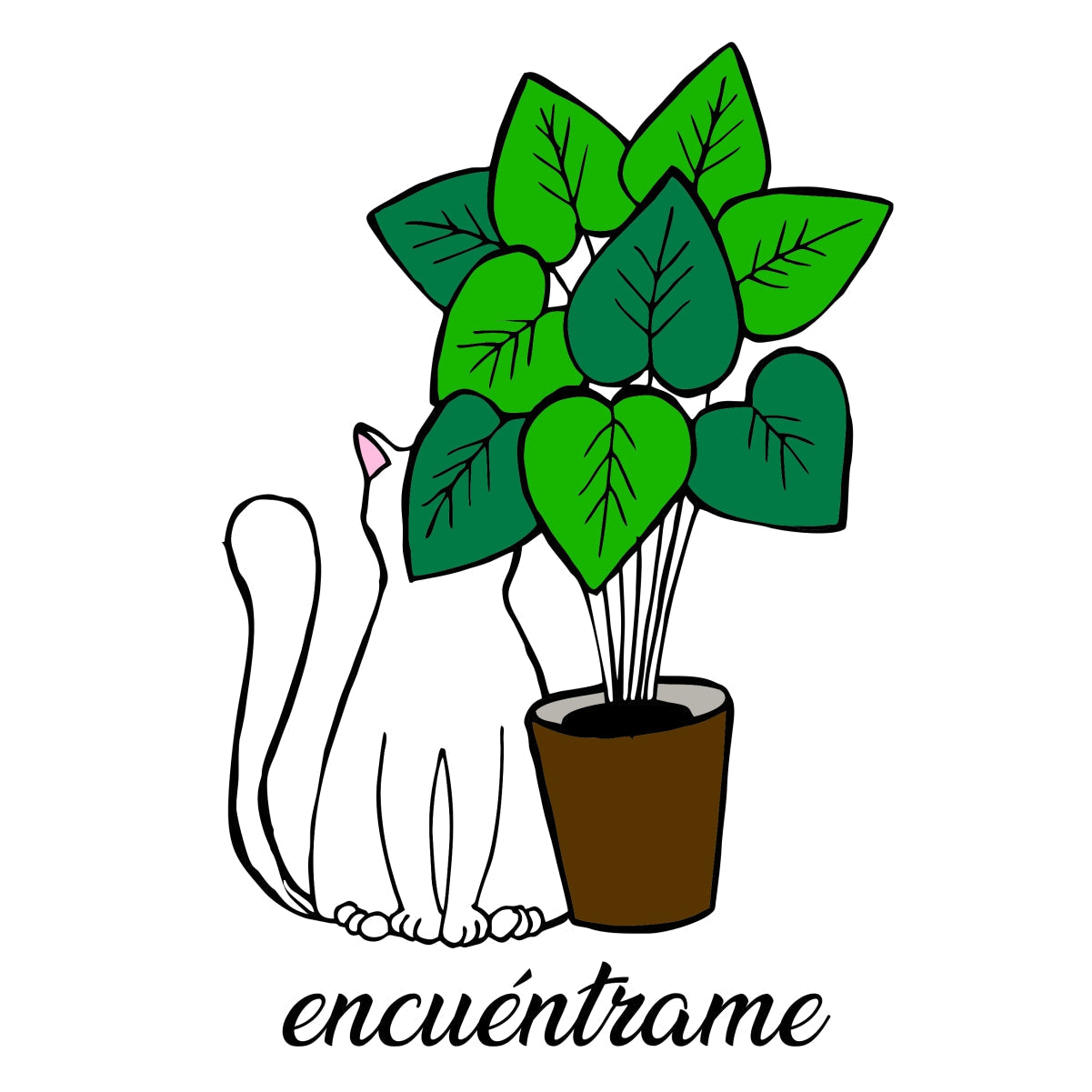 Biele UNISEX tričko „Encuéntrame“