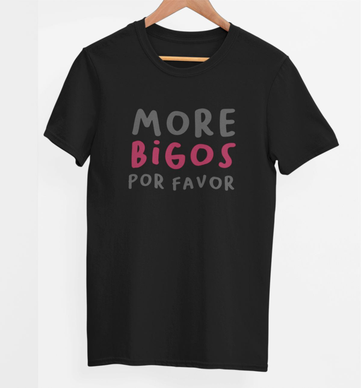 Schwarzes UNISEX T-Shirt "More Bigos"