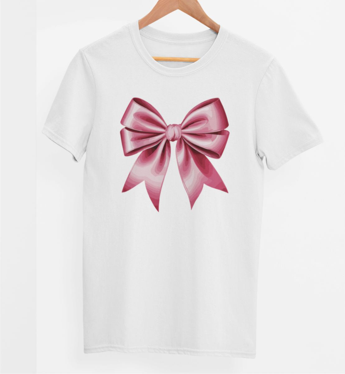 Biele UNISEX tričko „Mašľa“