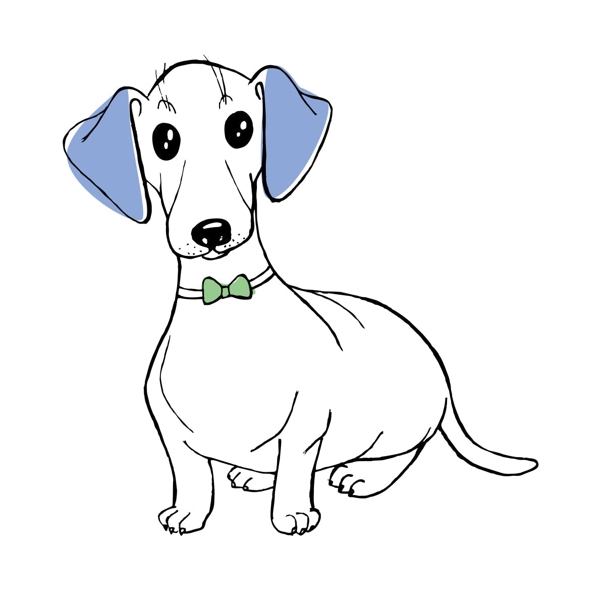 Biele UNISEX tričko „Perro“