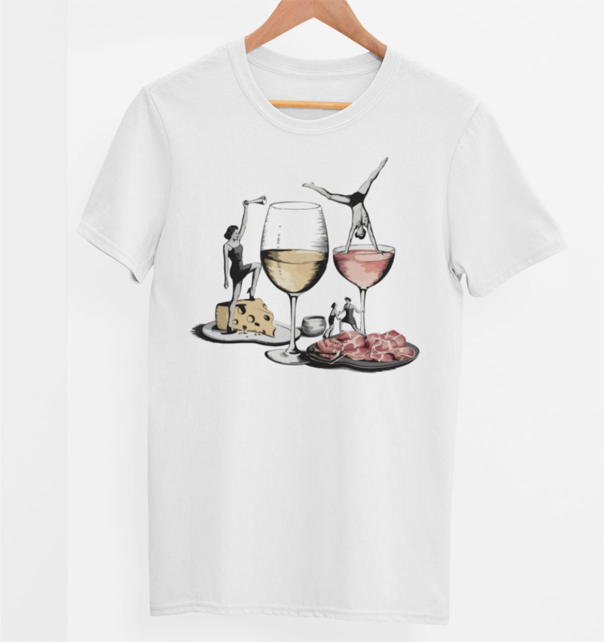 Biele UNISEX tričko „Piatkové ozveny“