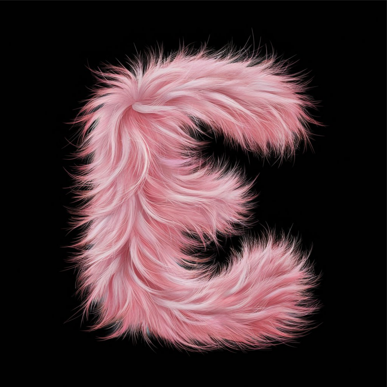 Čierne UNISEX tričko „Písmeno E“