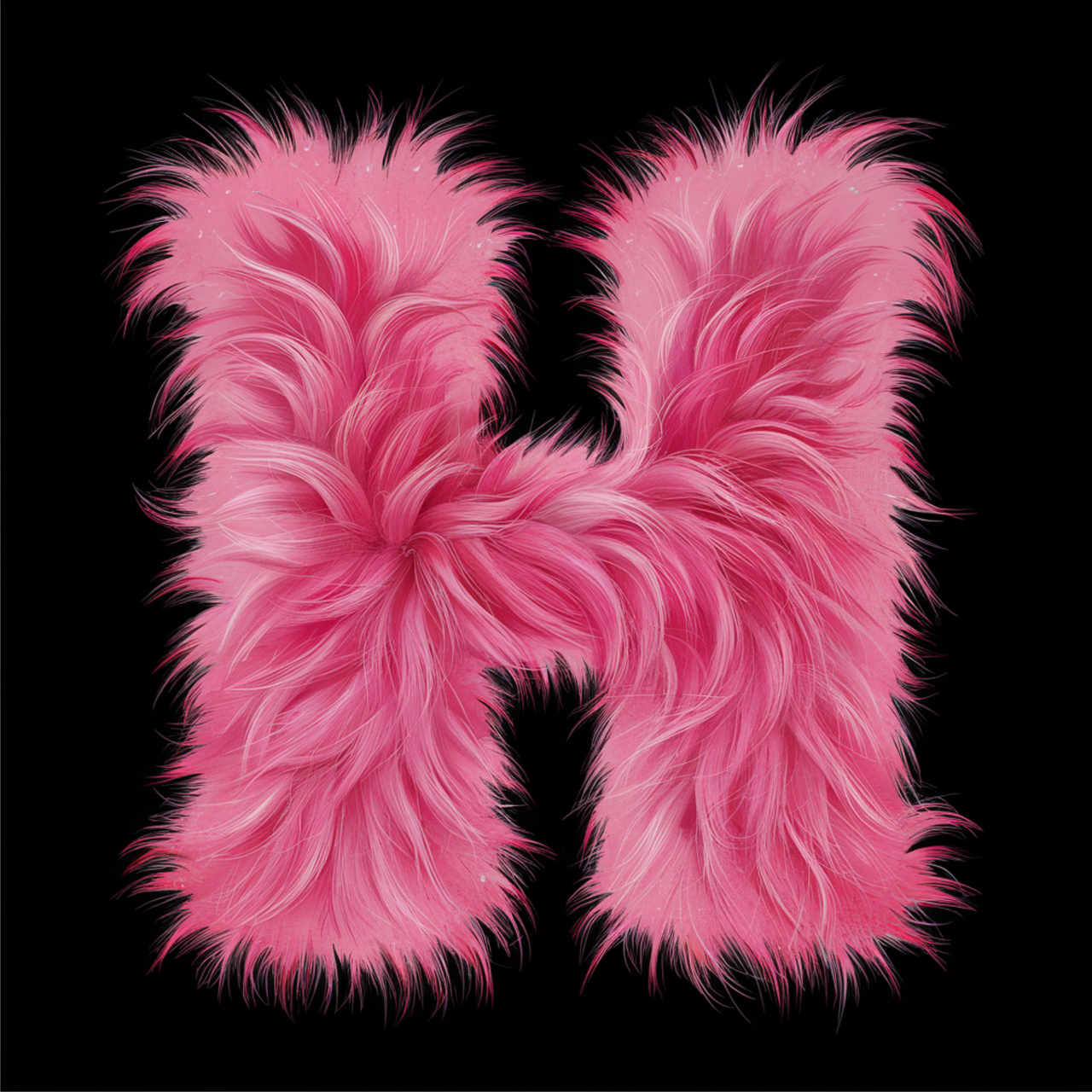 Čierny UNISEX pulóver „Písmeno H“