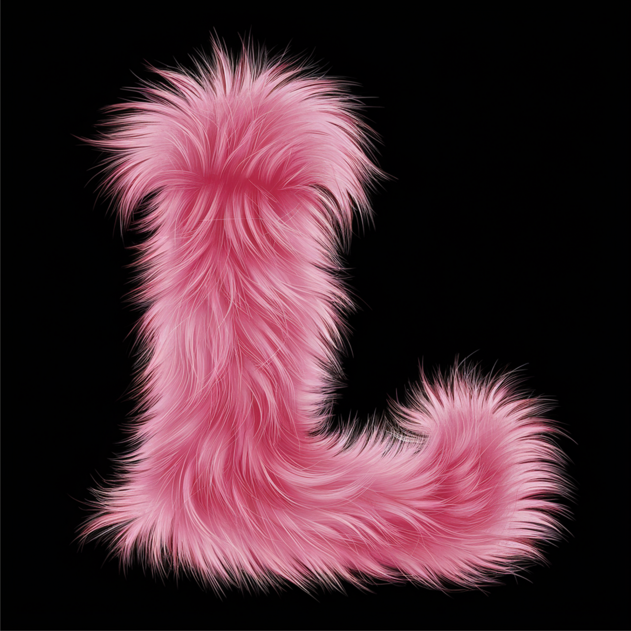 Čierne UNISEX tričko „Písmeno L“