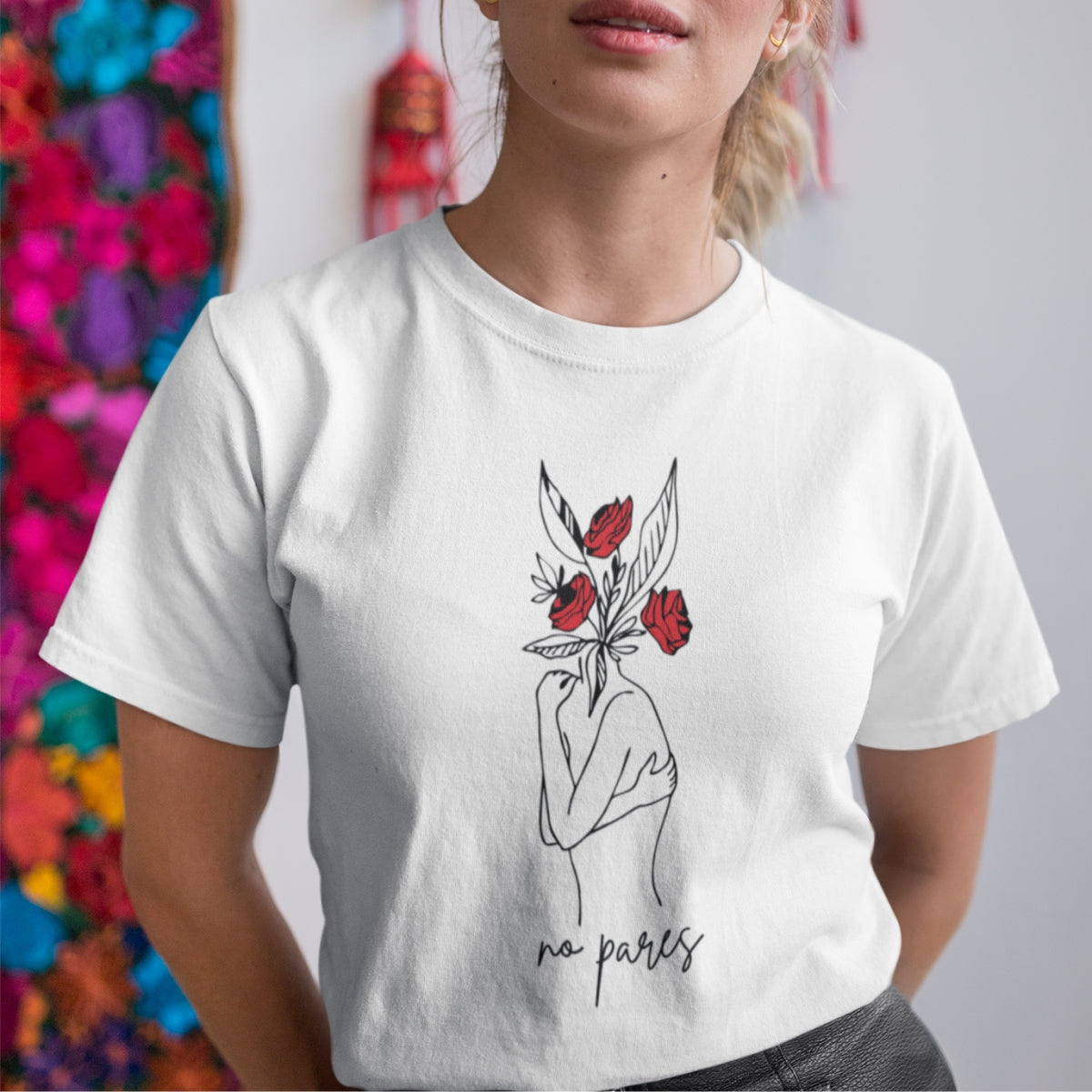 Biele UNISEX tričko „No pares“