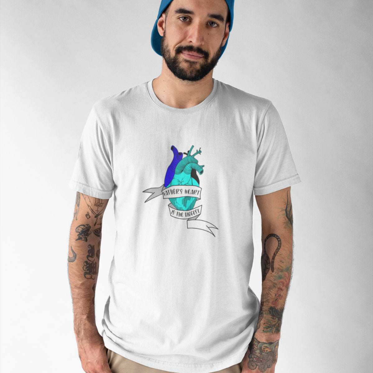 Biele tričko „The Father's Heart“