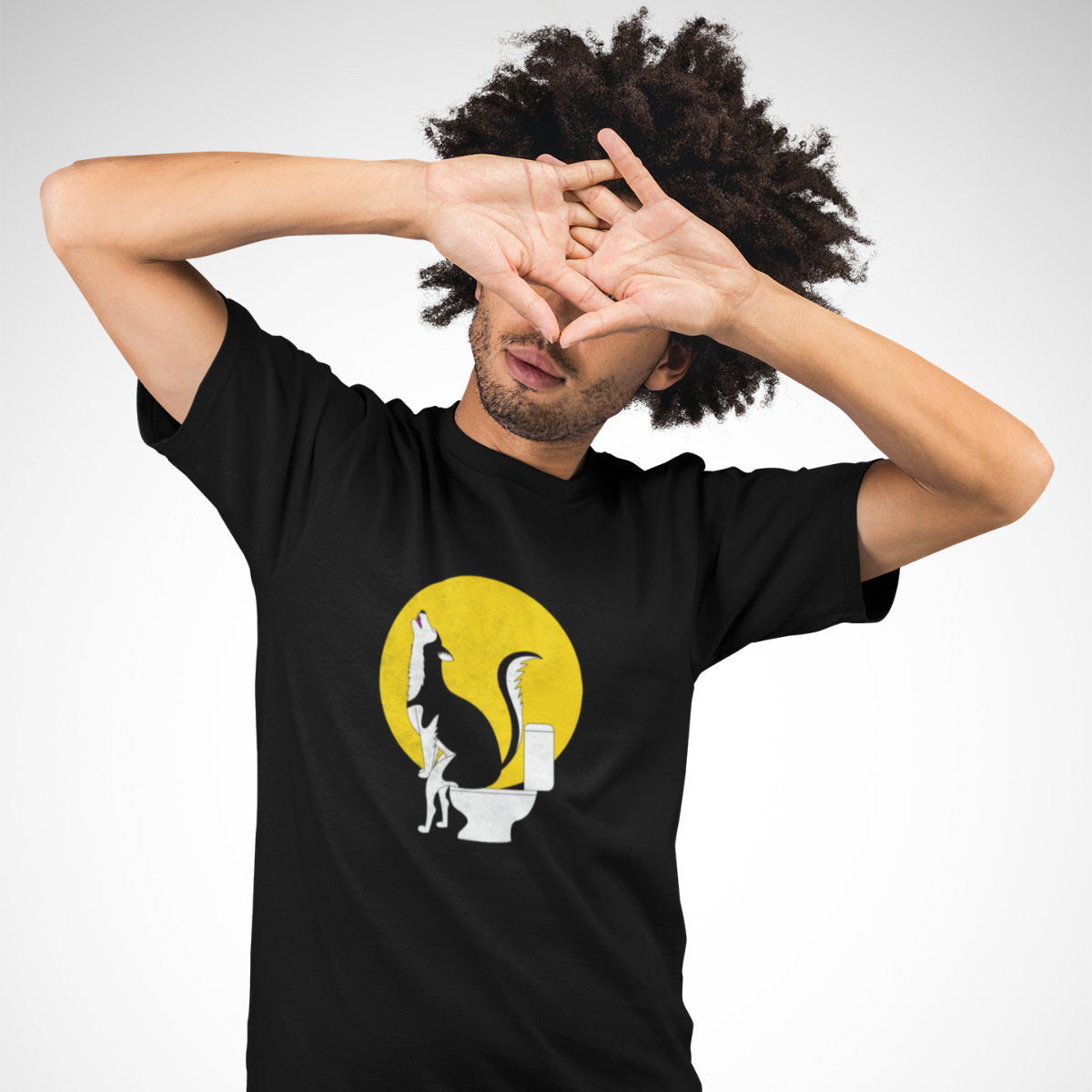 Čierne tričko „The howling“