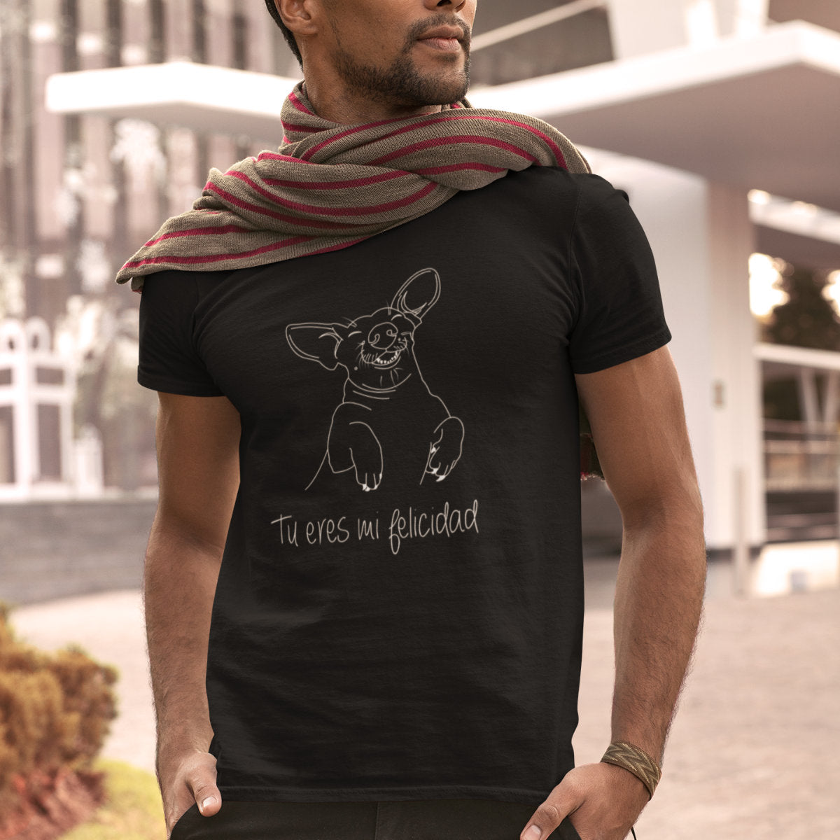 Black T-shirt You are my happiness