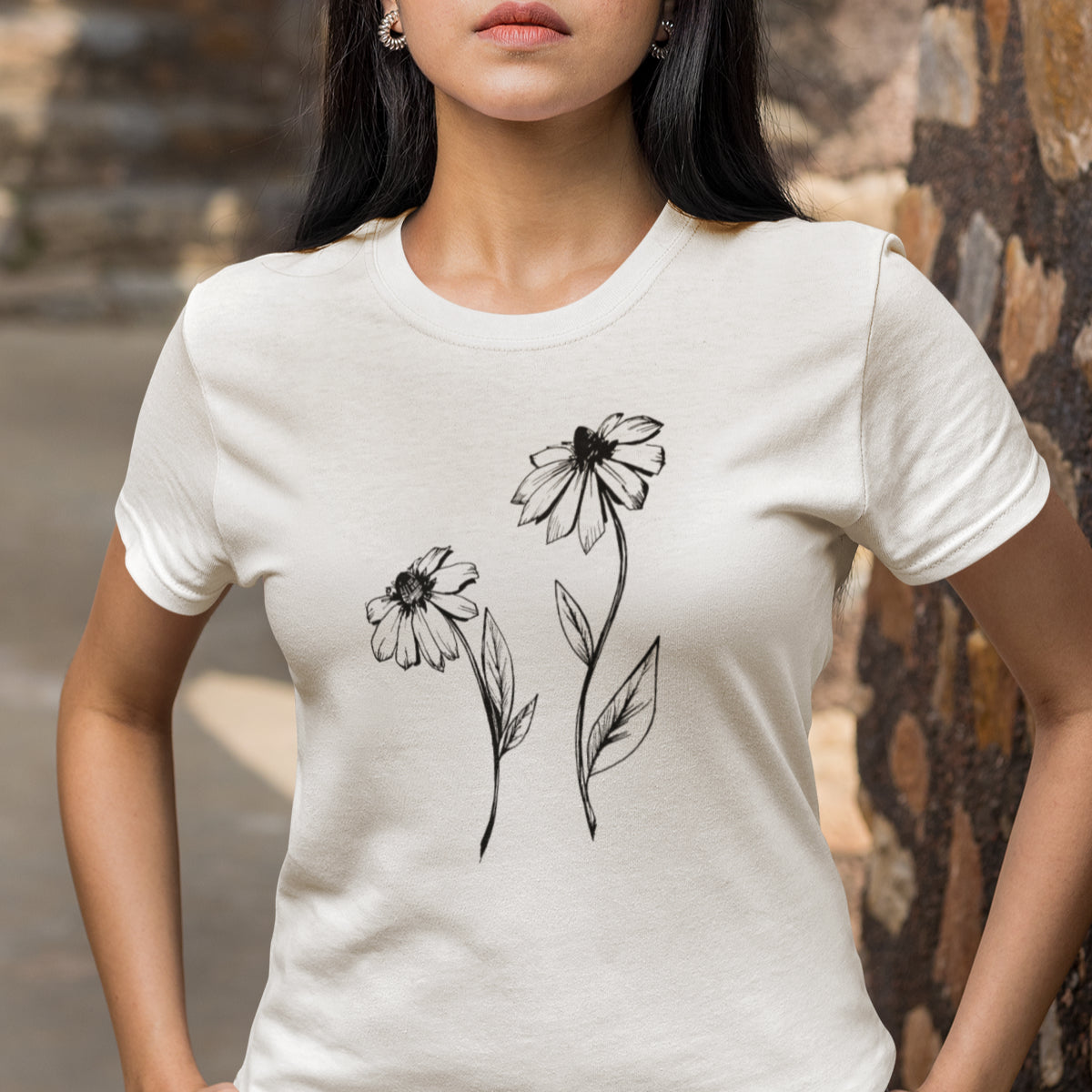 Valge UNISEX T-särk Astrid