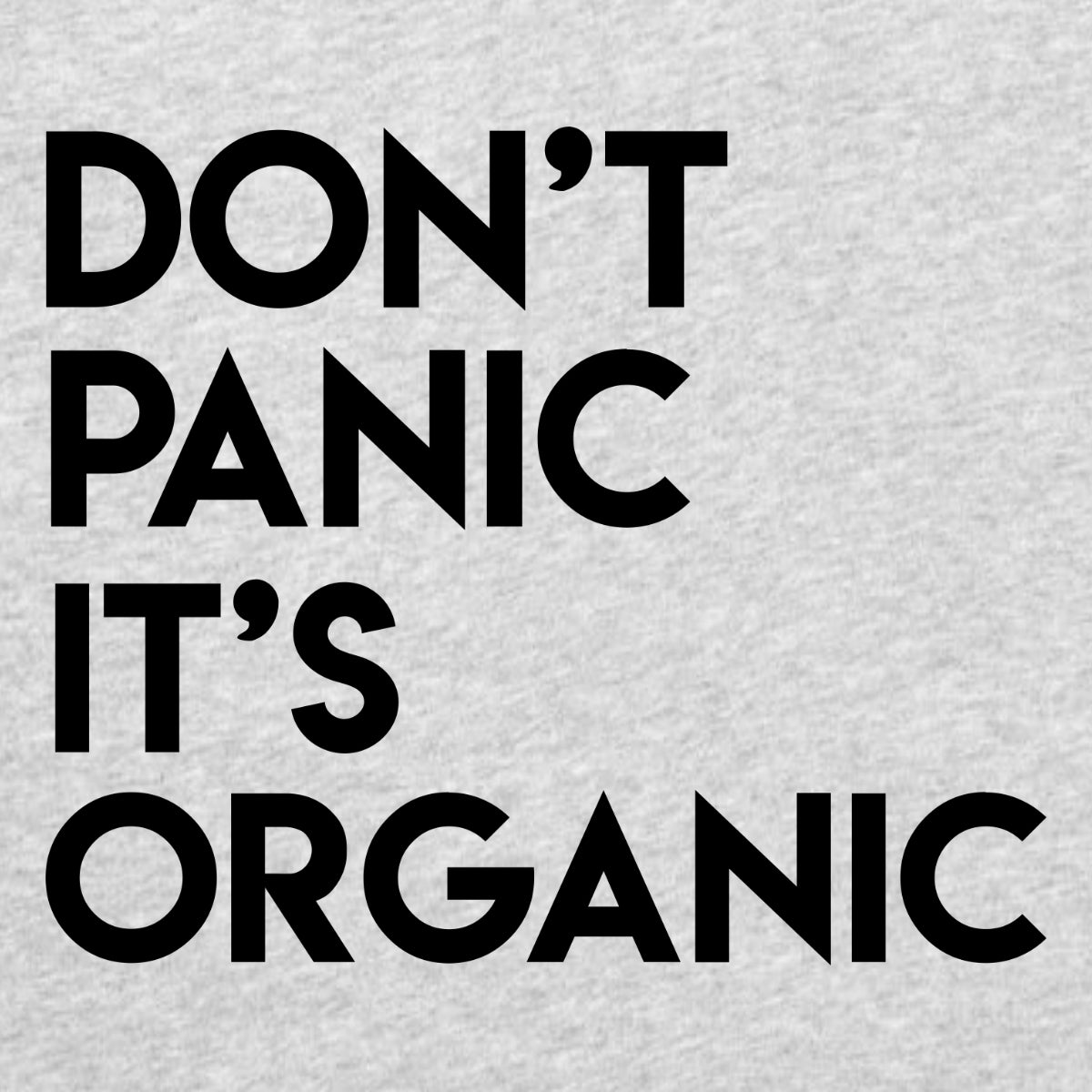 Sivomelírované UNISEX tričko „Nerob paniku“