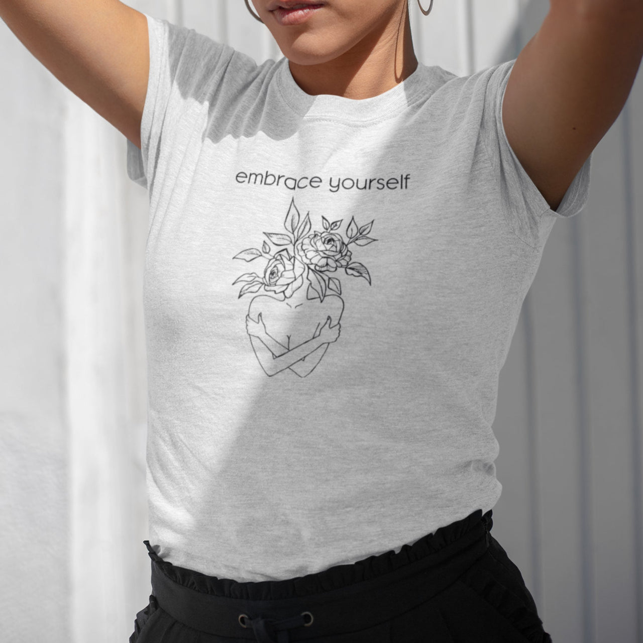 Valge UNISEX T-särk Armasta end