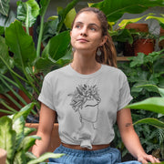 Grau meliertes T-Shirt Frida