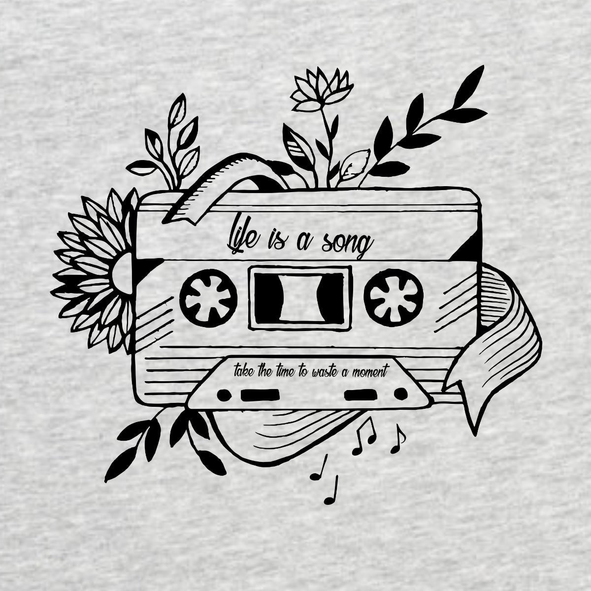 Hall Melange UNISEX T-särk Kassett