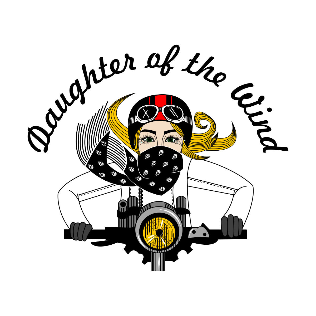 White T-shirt Daughter of the wind