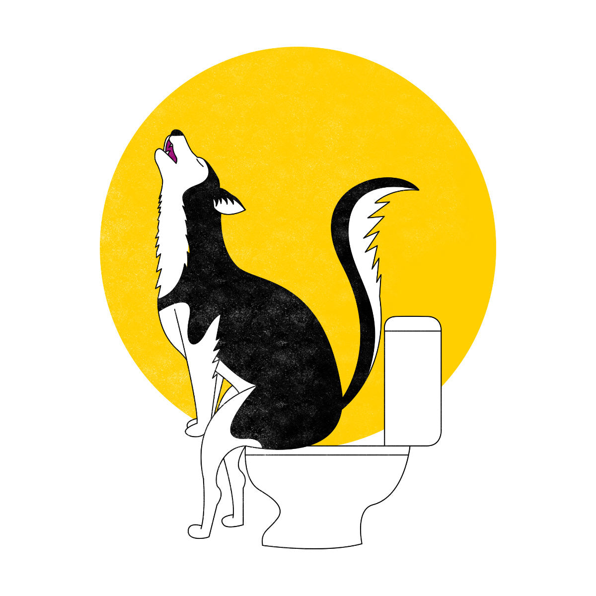 Biele tričko „The howling“