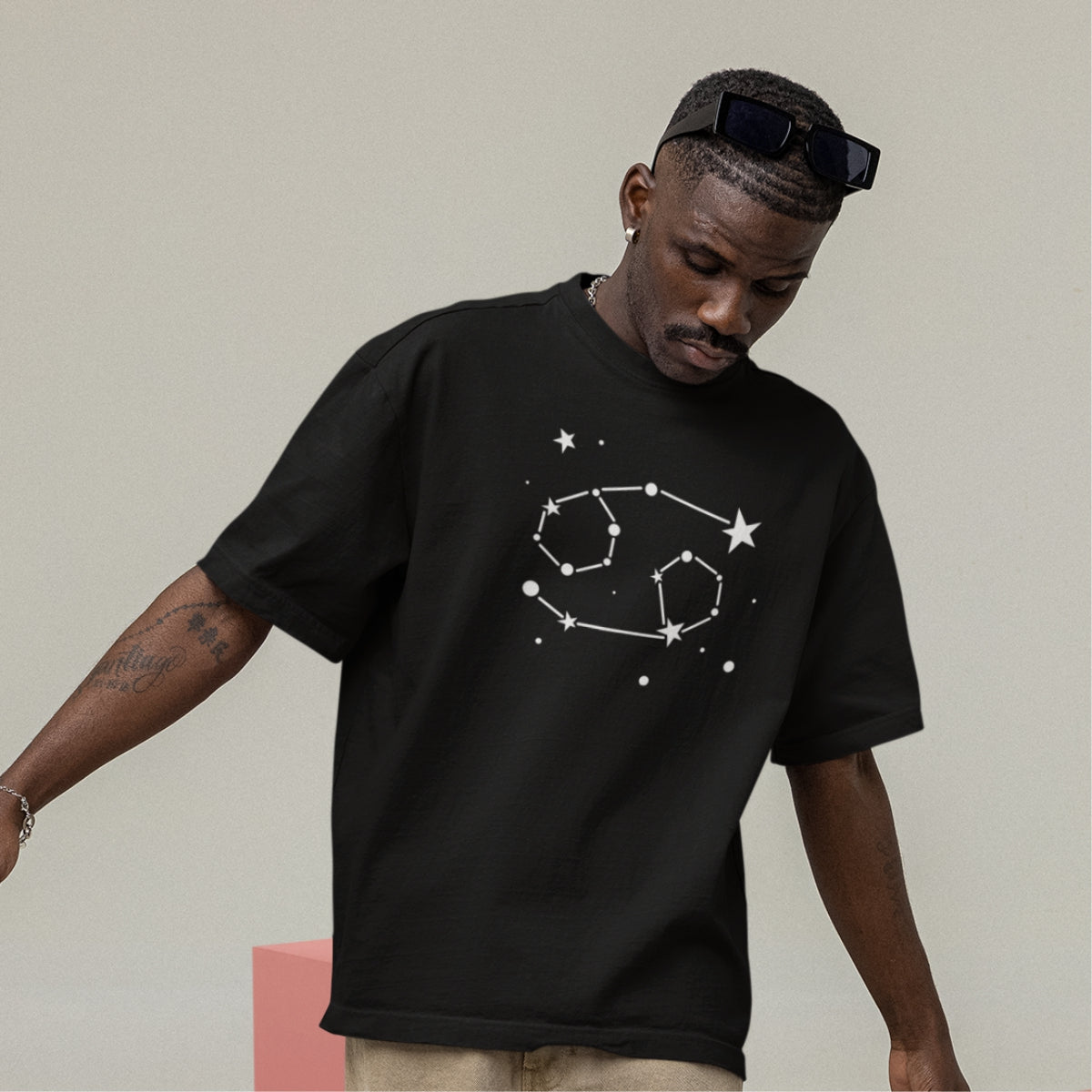 Čierne tričko „Znamenie Raka“